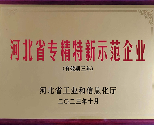 專(zhuān)精特新示范企業(yè)